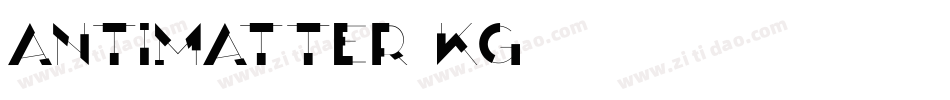 AntiMatter KG字体转换
